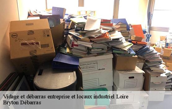 Vidage et débarras entreprise et locaux industriel 42 Loire  Bryton Débarras-1
